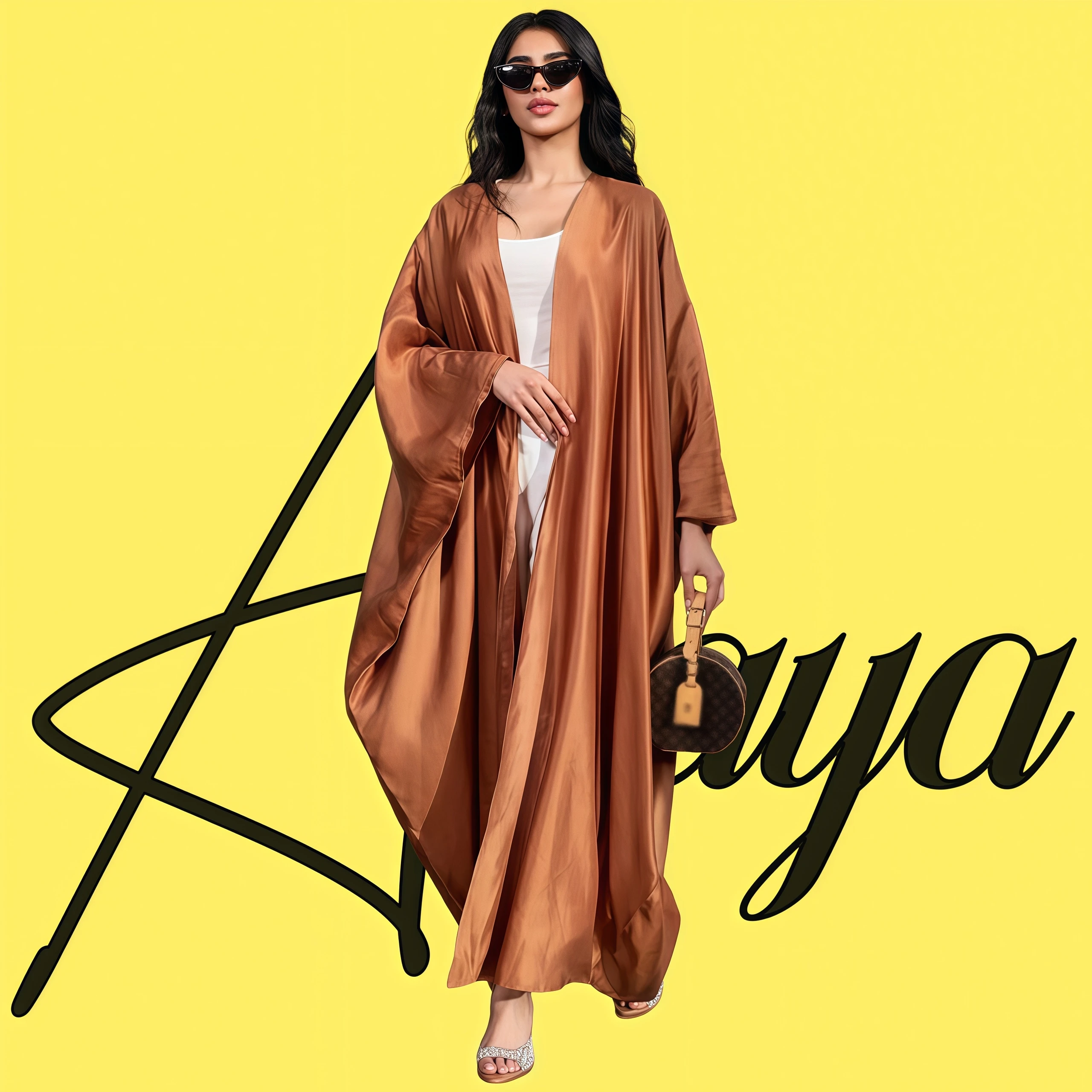 

Solid Color Design Cardigan Women's Robe Comfortable Casual Model 2025 Spring New