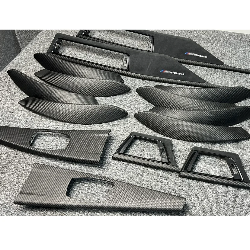 

RTS LHD F30 F31 F32 F34 F36 F80 F82 M Performance Real Carbon Alcantara Interior Trim Set for B.MW 3 Series