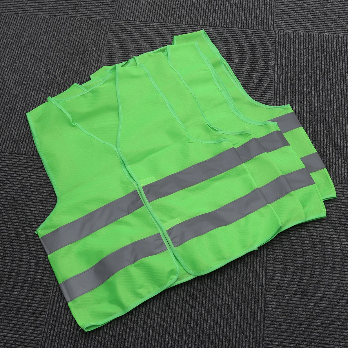 4 PCS High Visibility Cycling Riding Vests Reflective Safety Vests Jackets for Outdoor Construction Work Safety Road Traffic San