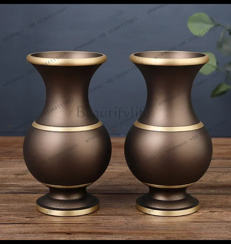 PG    pure copper incense burner household indoor Buddha cup water supply cup holy water cup fruit plate vase Buddha utensil