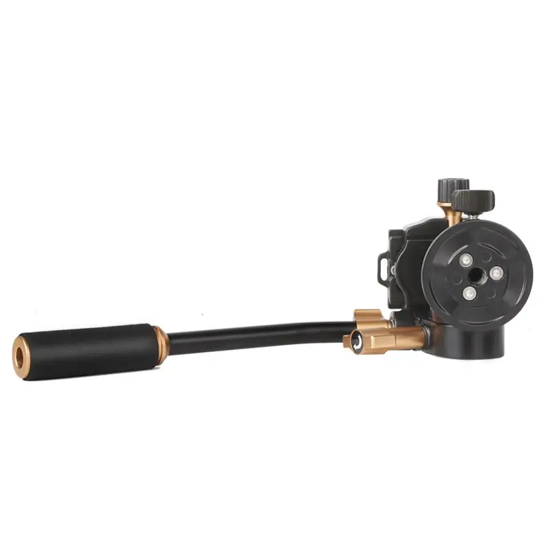 QZSD Q08S Panoramic Tripod Head Damping Panhead with Quick Release Plate For Tripod Monopod Camera Holder Stand Mobile DSLR