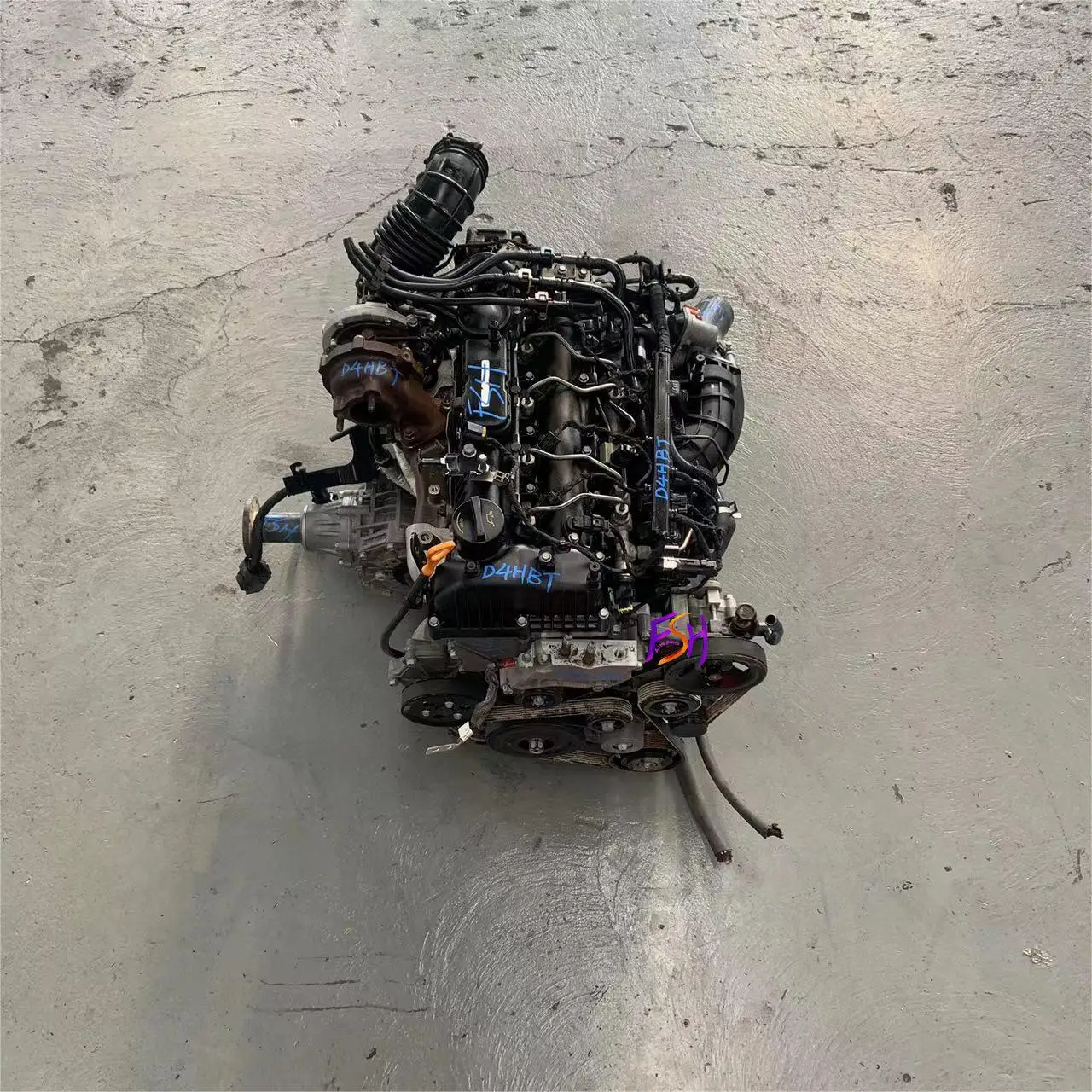 Original Korean Import Second-Hand Diesel Engine Assembly D4HBT 4 Cylinder For Hyundai Sorrento