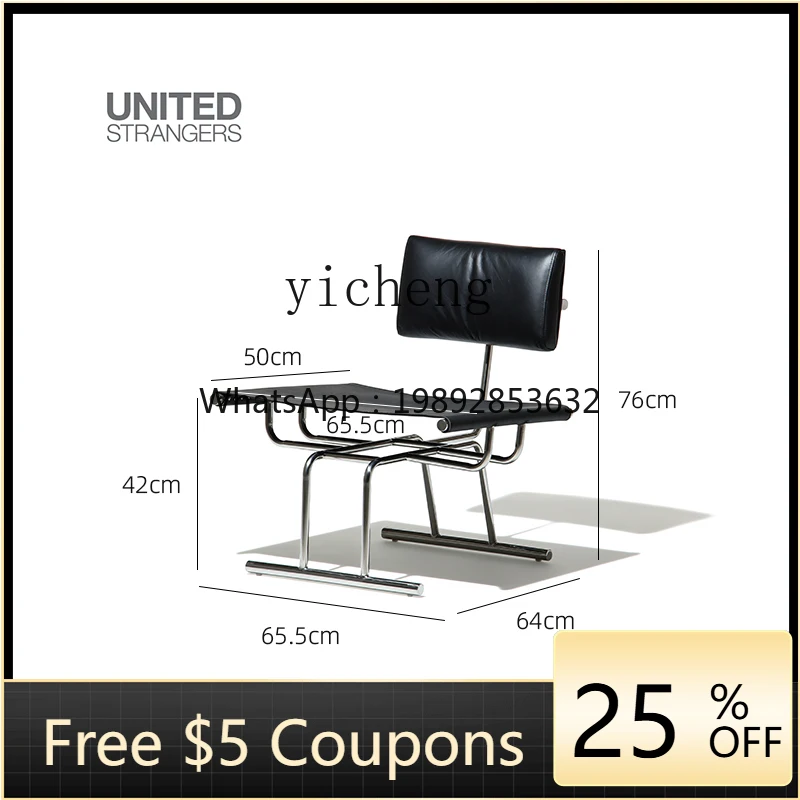 

1 Leisure Chair/Industrial Style Bauhaus Vintage Leather Armchair
