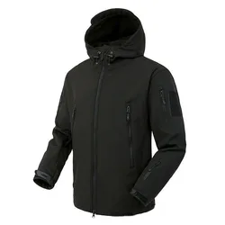 Men's Waterproof and Warm Jacket Outdoor Sports and Leisure Windproof and Cold Proof Hooded Jacket Men's Winter