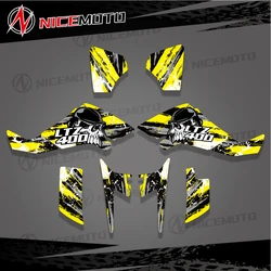 NICEMOTO LTZ400 Graphic Decals Sticker Kit DECO Dekor For Suzuki LTZ 400 2003 2004 2005 2006 2007 2008
