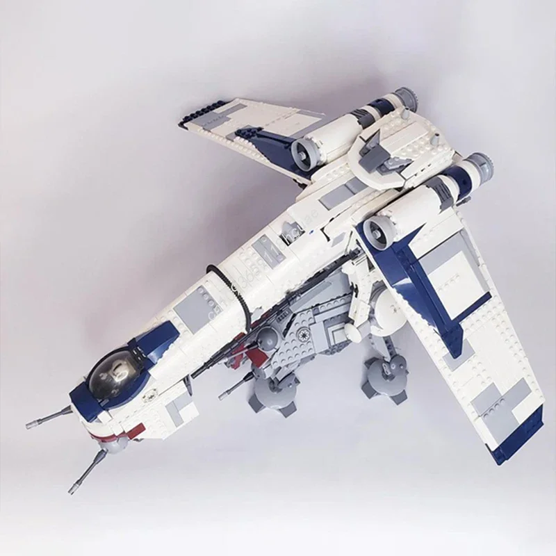 

1325pcs Star Battle Republic Dropship Applies To AT-TEs Model Moc Building Blocks Bricks Creative Assembly Educational Toy Gift