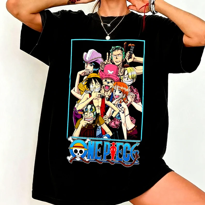 One Piece Anime T Shirt Men Women Cotton Short Sleeve Tee Tops 2026 Summer Luffy Zoro Sanji Graphic Print Streetwear Casual Y2k