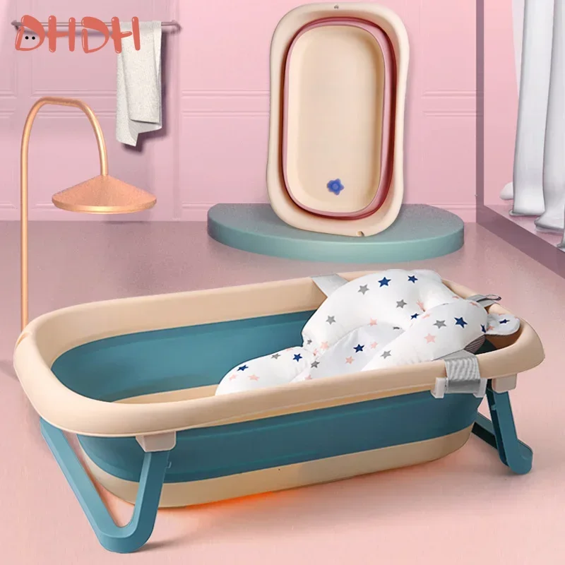 Baby Bathtubs Tub Pad Non-Slip Bathtub Seat Support Mat Newborn Safety Security Foldable Bath Support Cushion  Baby Goods