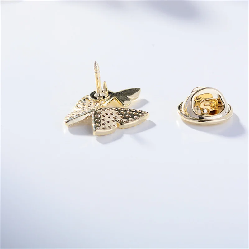 Shining Crystal Flower Brooches For Women Colorful Brooch Fixed Clothes Lapel Pins Sweater Coat Clothing Clothing Accessories