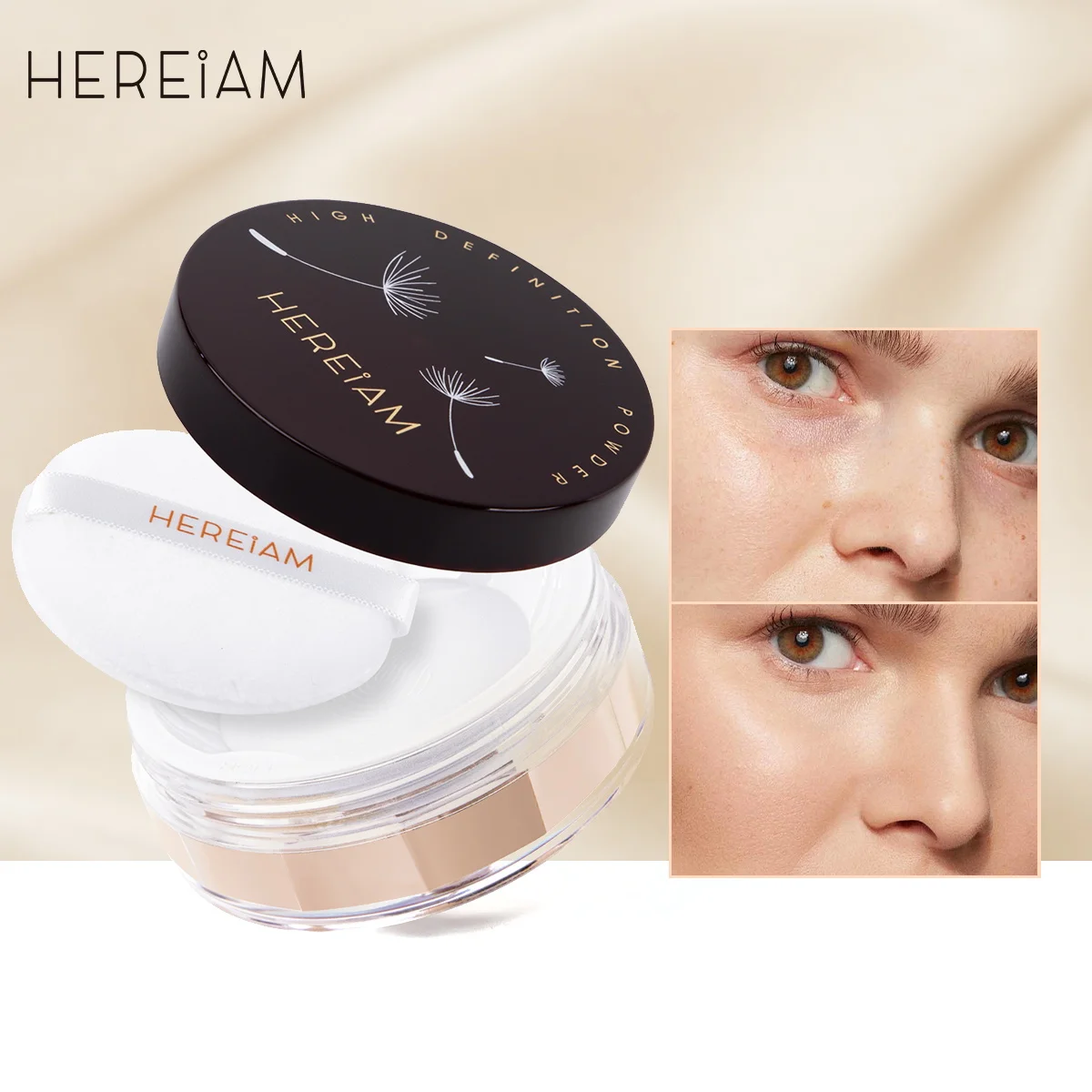 IMAGIC 3-Color Loose Powder Smooth Oil-Control Face Makeup Waterproof Natural Matte Long-lasting Setting Women Beauty Cosmetic