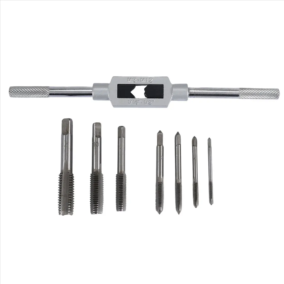 A57X NEW  Tap Tool Set Thread Metric Machine Hand Screw Thread Plug Taps Set