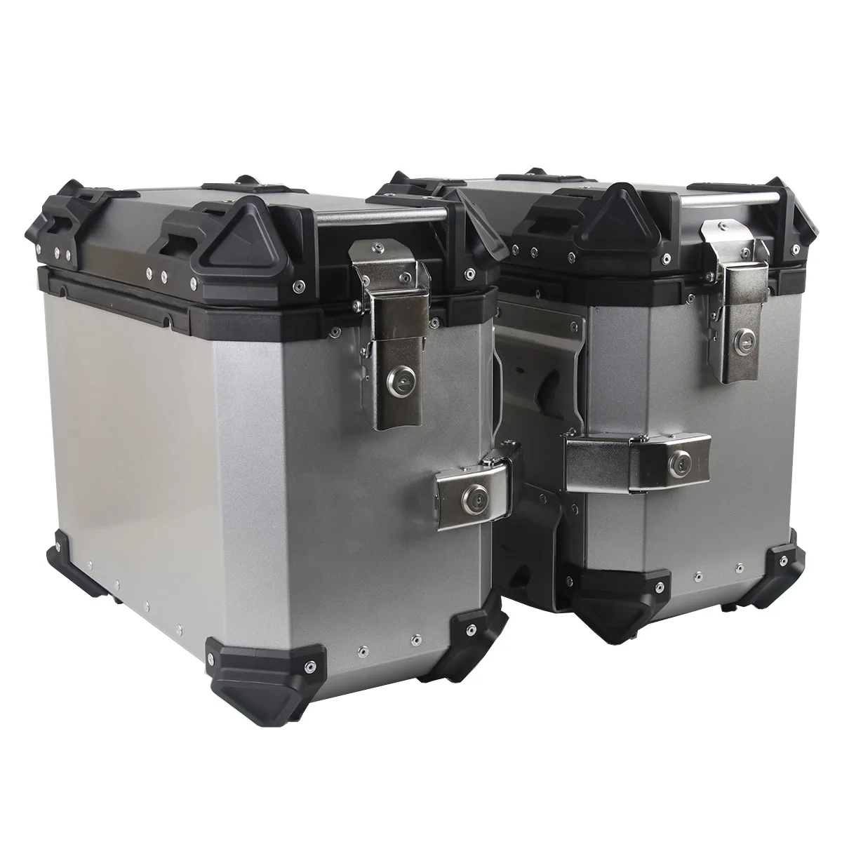 

Motorcycles Side Saddle Bags Luggage Cases Saddlebags Tool Box Storage Trunk Universal Toolbox Rear Helmet Topcase 38L