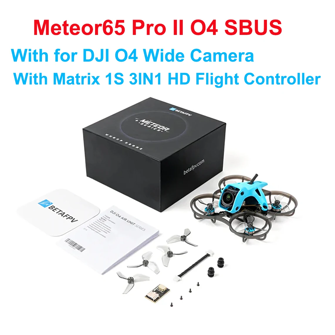 BETAFPVMeteor65 Pro II O4 Meteor75 II O4 Bürstenloser BWhoop Matrix 1S 3IN1 HD für DJI O4 Air Unit VTX RC FPV Quadcopter Drohne