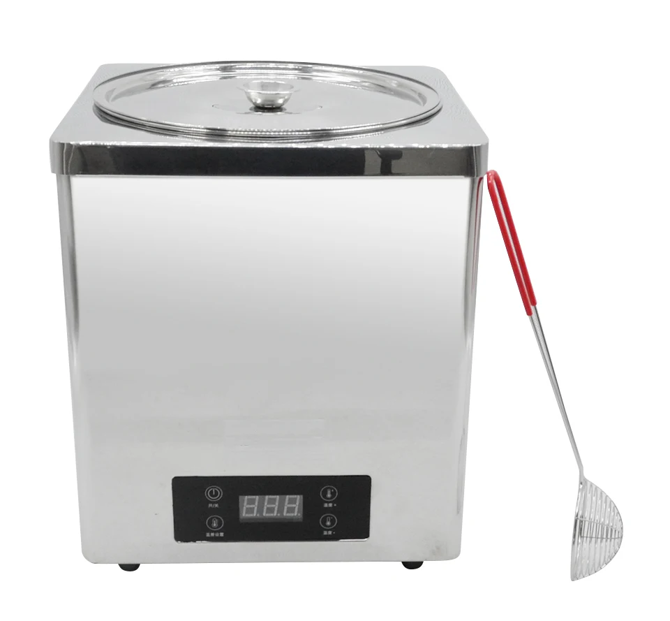 3/7 Liters Electric Tapioca Pearls Warmer Pot Stainless Steel Soup/Rice Warmer for Bubble Tea Shop Sushi Rice Heat Preservation