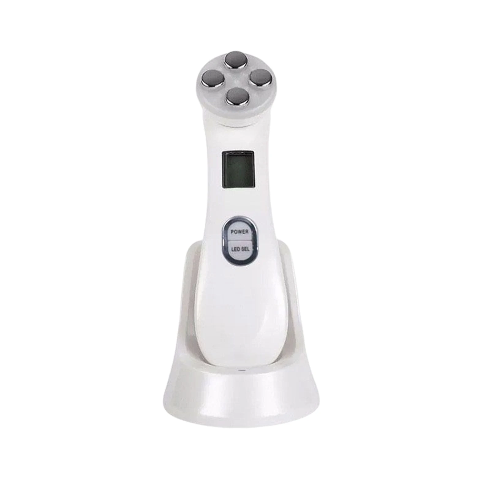 5 in 1 Facial Micro Current RF Radio Frequency LED Photon Face Lifting Tighten Wrinkle Removal Skincare Face Massager