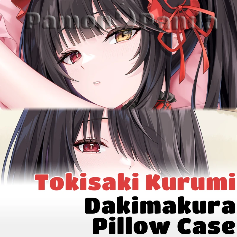 

Tokisaki Kurumi Dakimakura Date A Live Pillowcase Hugging Full Body Pillow Case Cushion Cover Home Bedding Decor Otaku Gift SF