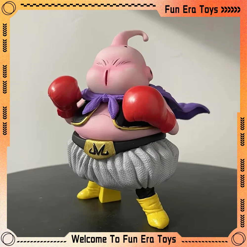 New 14cm Dragon Ball Fat Buu Anime Figure Majin Buu Figures Boxer Pvc Statue Collectible Custom Model Doll Christmas Boys Gifts