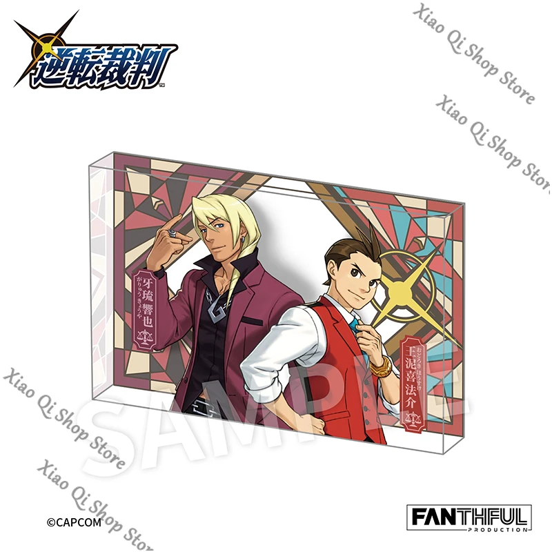 

Официальный подлинный Ace Attorney аниме засада Аполлон Справедливость Klavier Gavin акриловый кирпич высокий уровень внешнего вида украшение для рабочего стола
