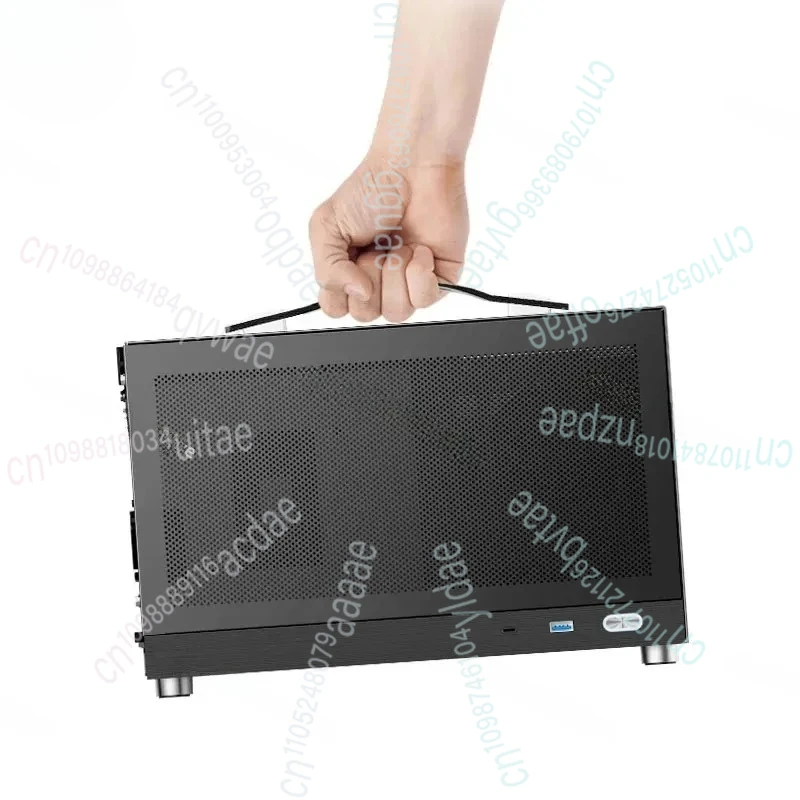 

2022 New S300 Black A4 ITX Portable, Simple Desktop Computer Host