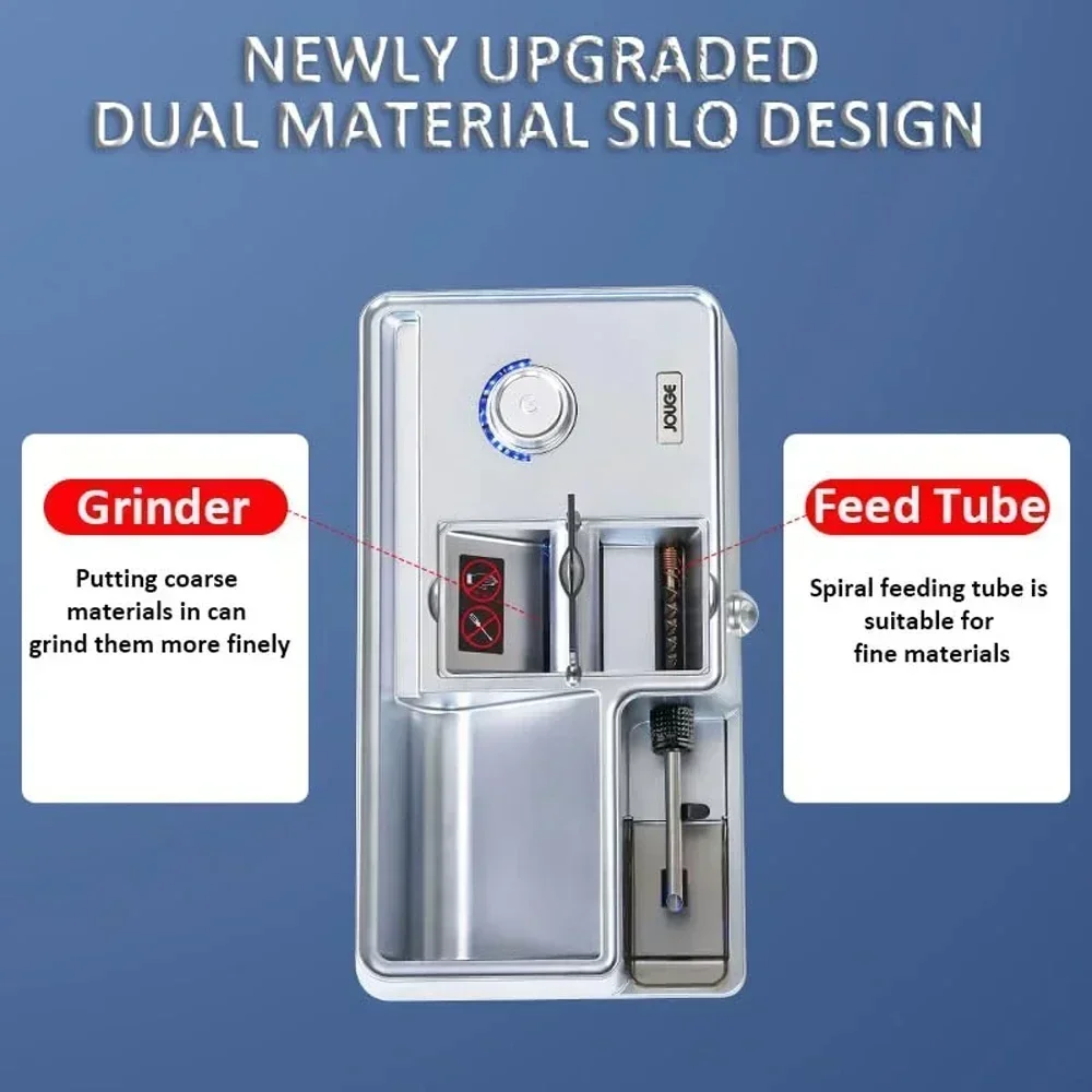

New 3-in-1 Automatic Cigarette Machine Electric Cigarette Smart Sensor Injector Tobacco Filled 5.5/6.5/8mm Round Tube, Tweezers