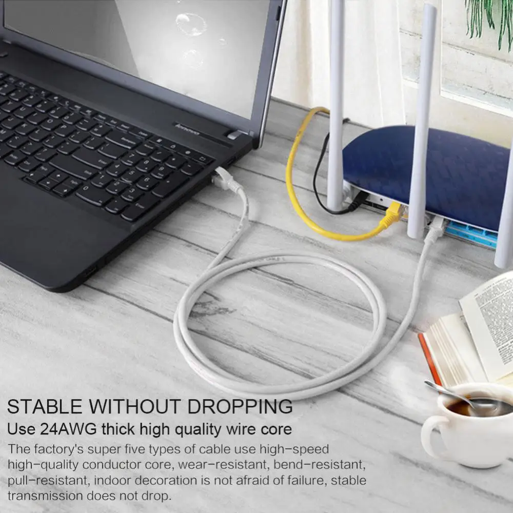 2021 New Blue Durable CAT-5e RJ45 Ethernet LAN Network Cable For Computers And Switches Hubs ADSL Routers Digital Set-top Boxes