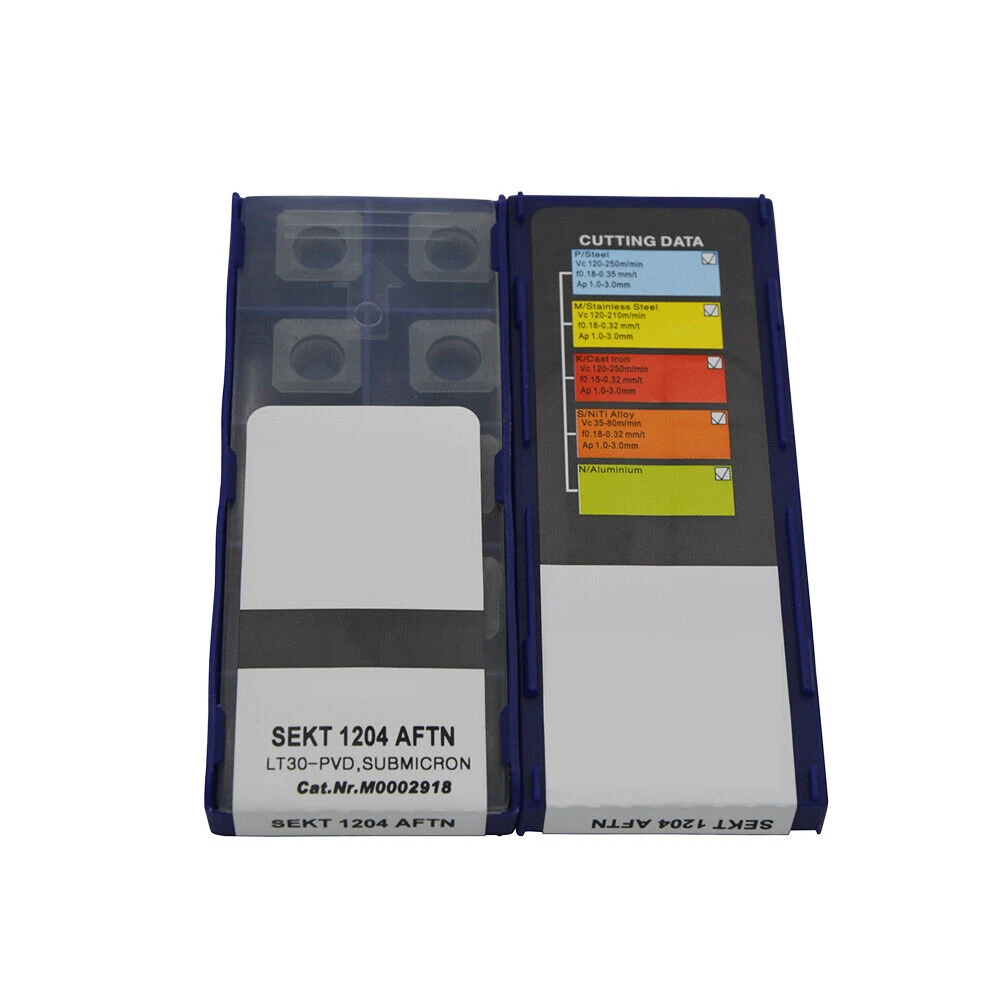 10pcs SEKT1204AFTN LT30 Carbide Inserts