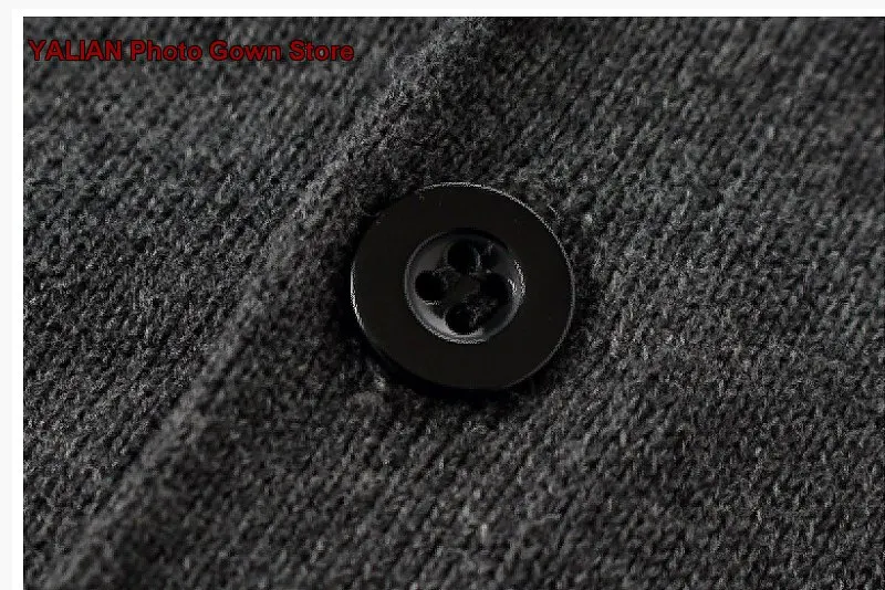 Japanese Style Boys Girls Children Infant Pure Cotton Dark Gray Knit Sweater Coat Kids