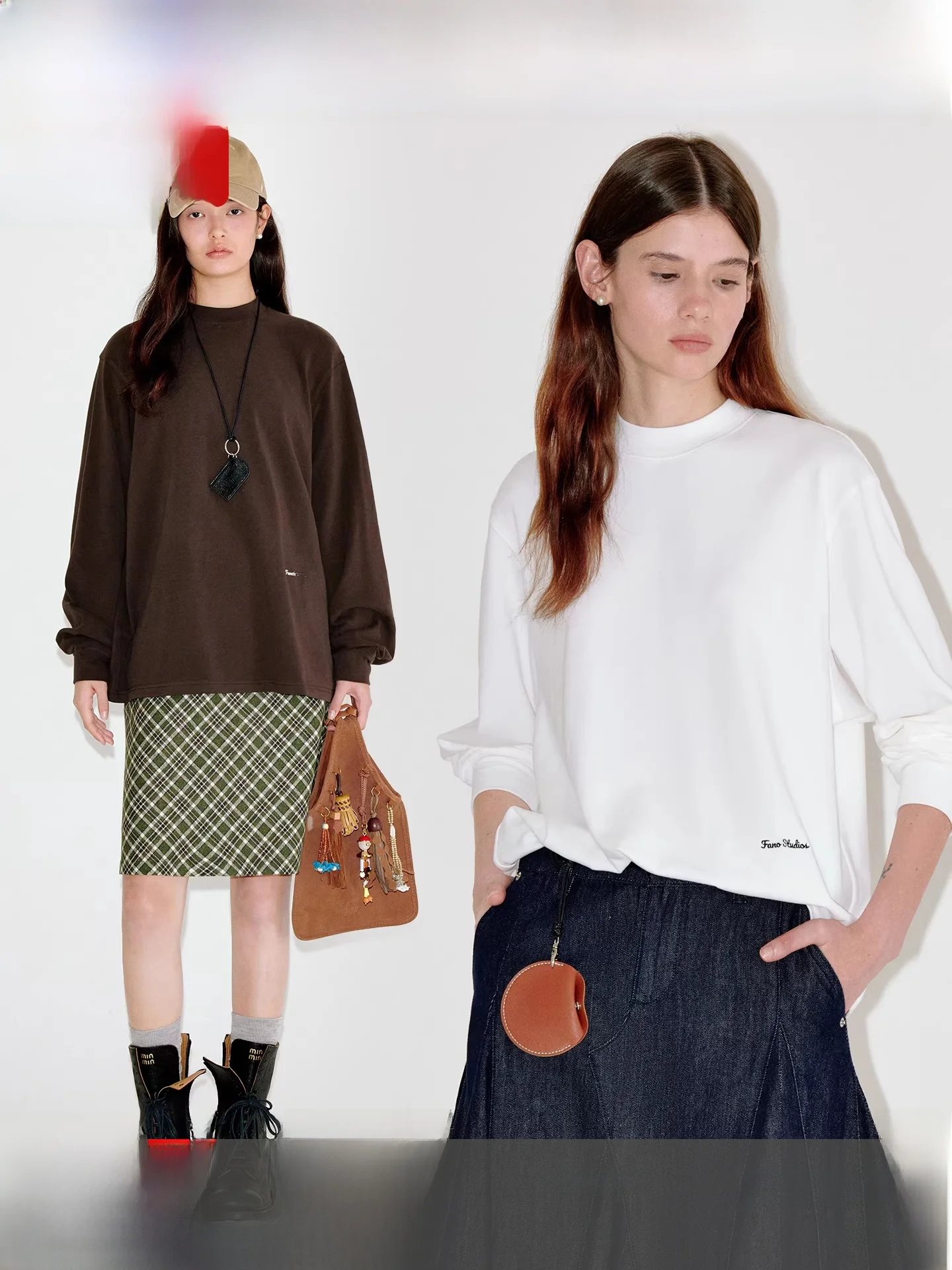 

Женская футболка Fano Cloud Fluffy с длинным рукавом, свободного кроя, из смесового хлопка и полиэстера, с эластичными манжетами, высоким воротником и вышивкой.