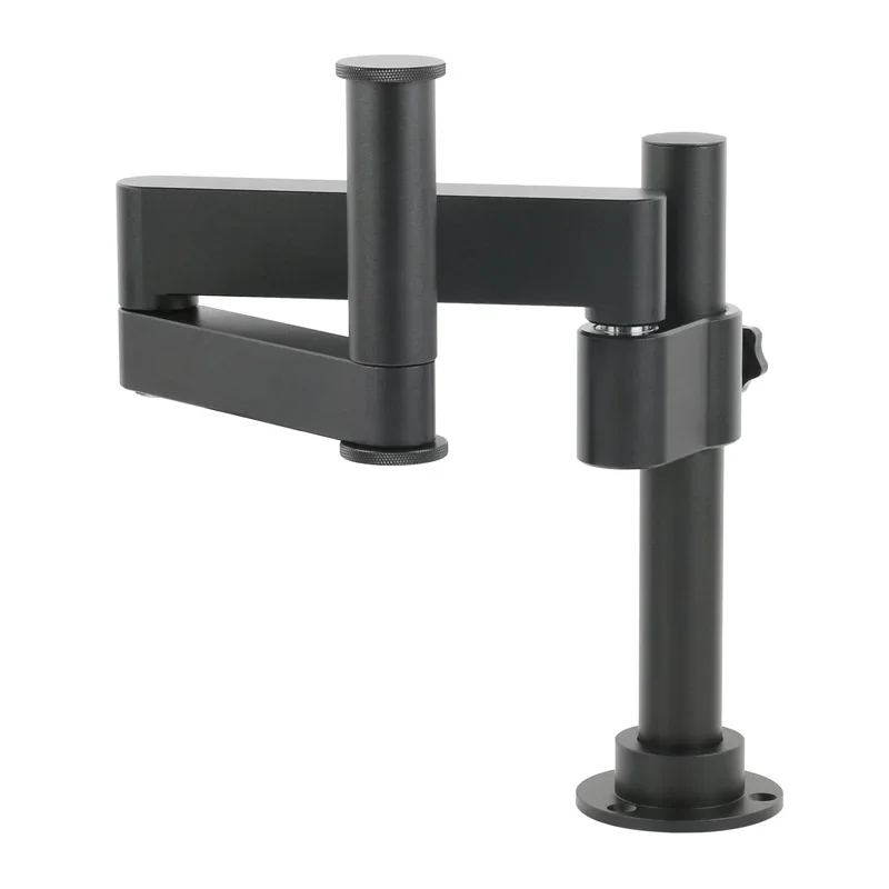 50mm 76mm Focusing Holder Foldable Rotating Articulated Arm Stand Stereo Microscope Industry Solder Digital Camera Table Tripod