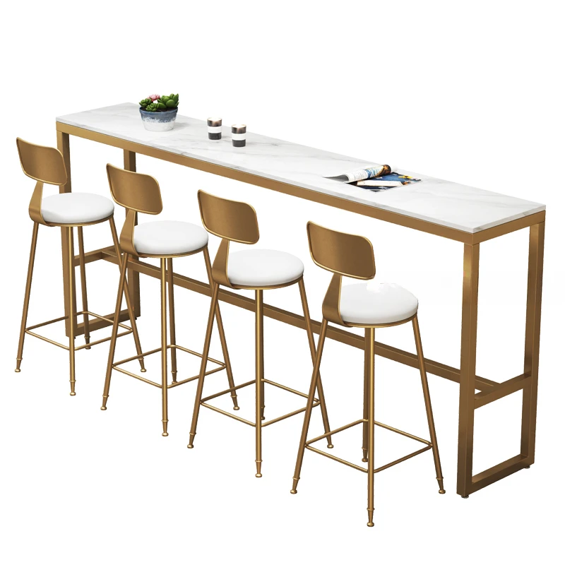 

Luxury Cocktail Club Bar Tables Bistro Reception Desk Wine Counter Bar Tables Chairs Restaurant