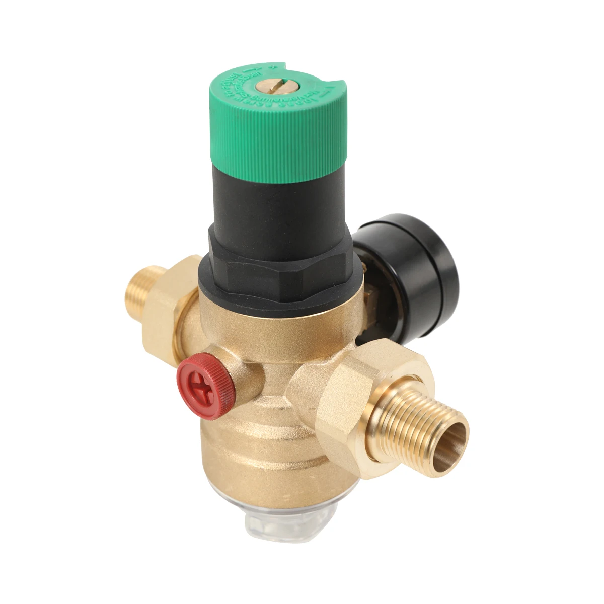 Wasserdruckminderer DN15/DN25 Wasserdruckregelventil Messing Druckminderventil mit Manometer Mesh Filter – Detail 18