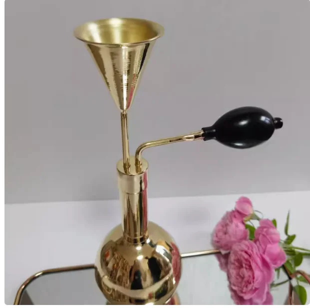 Copper Fragrance Bottle Spa Spa Copper Funnel Fragrance Device Brass Fragrance Instrument Liquor Essential Oil Perfume