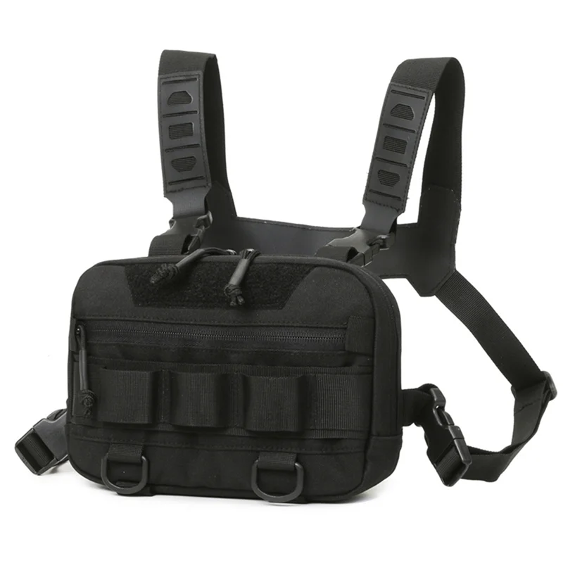 

ATSQ-Fishing Chest Bag Men's Training Bag Mountaineering Camping Backpack Outdoor Travel Vest Backpack