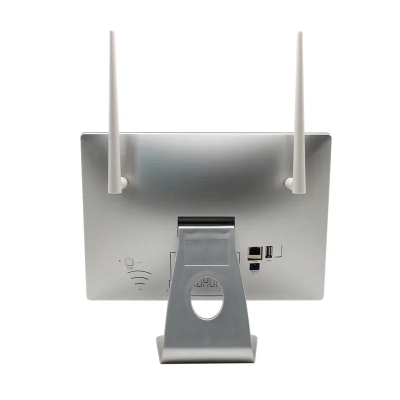 أنظمة أمنية CCTV منزلية لاسلكية مقاس 12 بوصة LCD 4ch Wifi NVR Kit