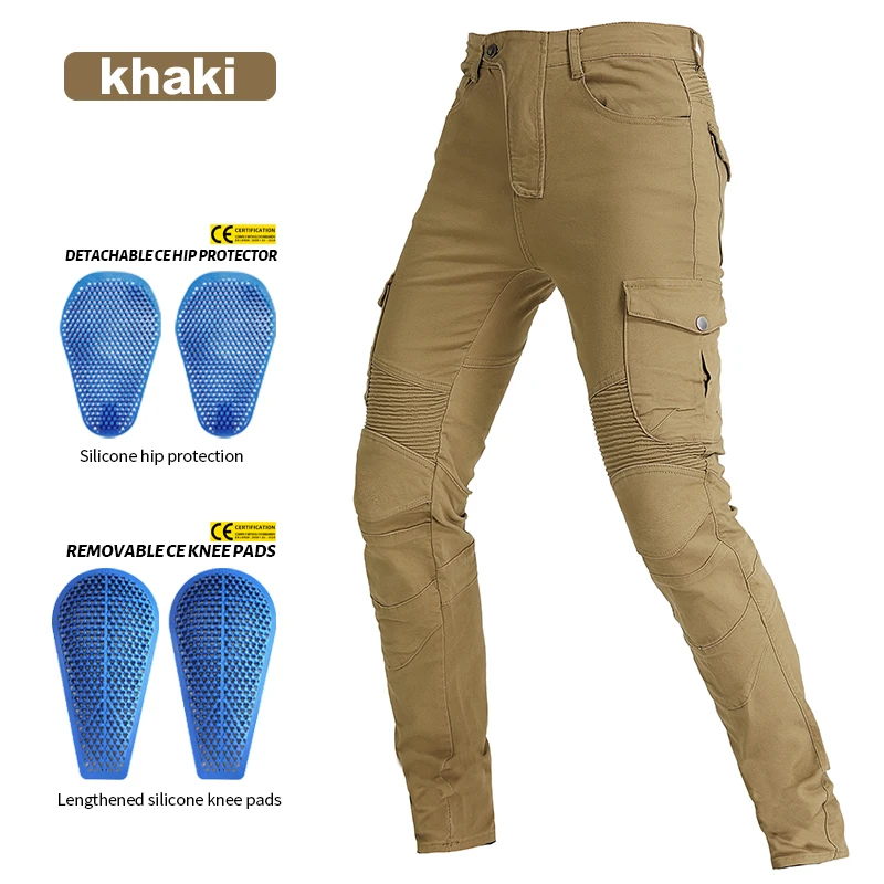 Moto Jeans Motorcycle Pants Motorcycle Jeans Protective Gear Riding Touring Motorbike Trousers With Protect Gears Summer Women - Image 5