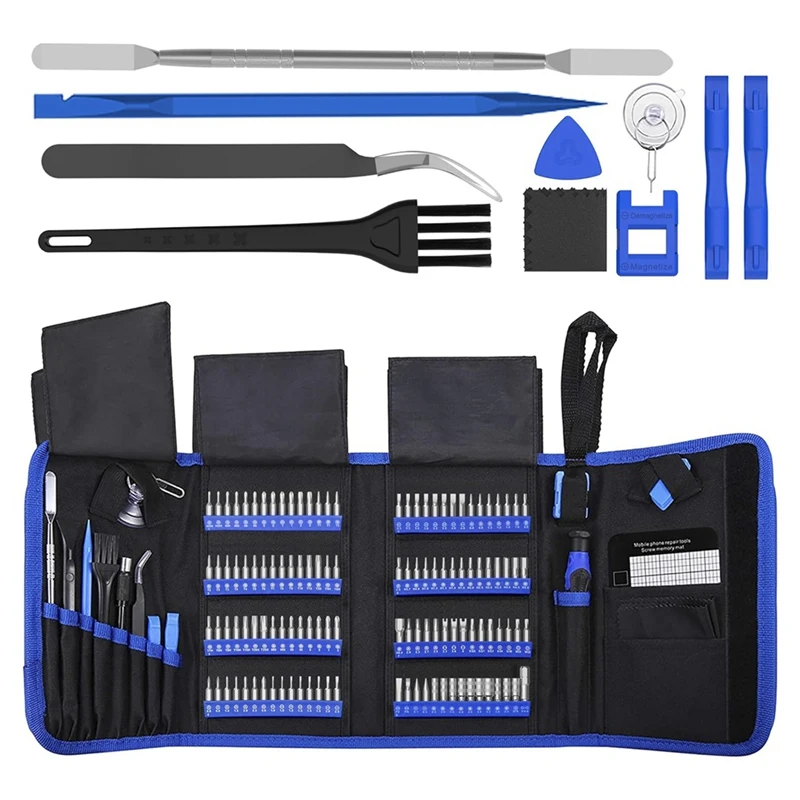 

142 In 1 Precision Computer Screwdriver Kit With 120 Bits Magnetic Repair Tool Kit Precision Screwdriver 1Set