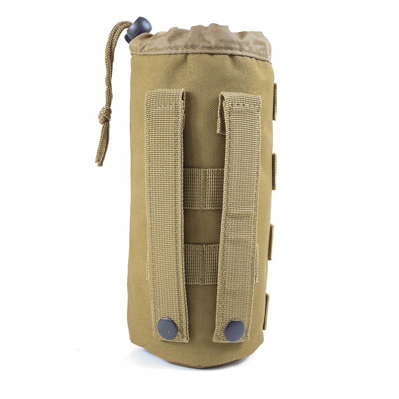 600D охотничьи сумки, маленькая сумка для бутылки с водой, многофункциональная уличная Регулируемая сумка на шнурке, облегченная модульная система переноски снаряжения, цвета хаки