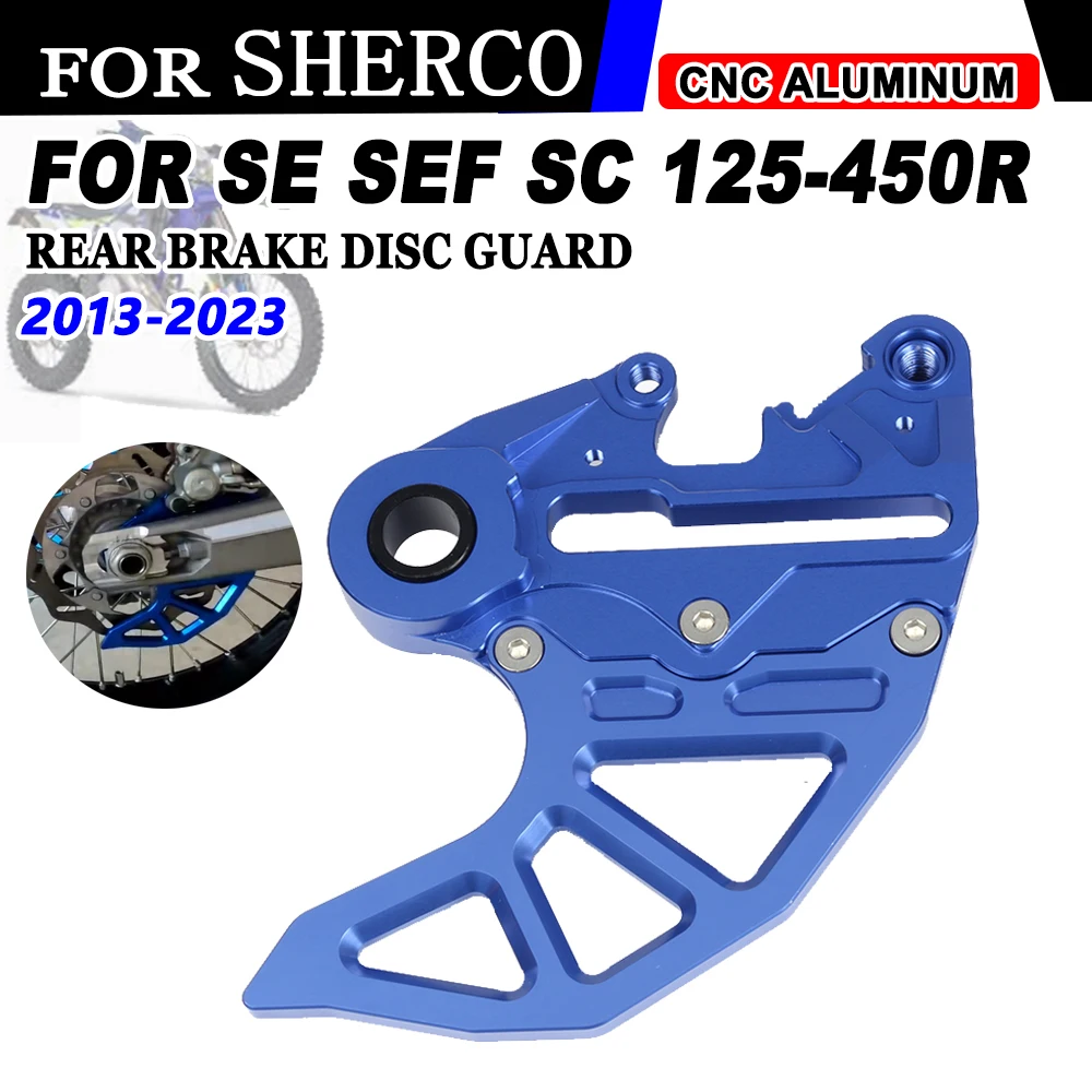 Rear Disc Rotor Brake Guard Protector Cover For Sherco 125 250 300 450 500 SE R SEF SE-F SC R Factory 300SEF 250SEF Accessories