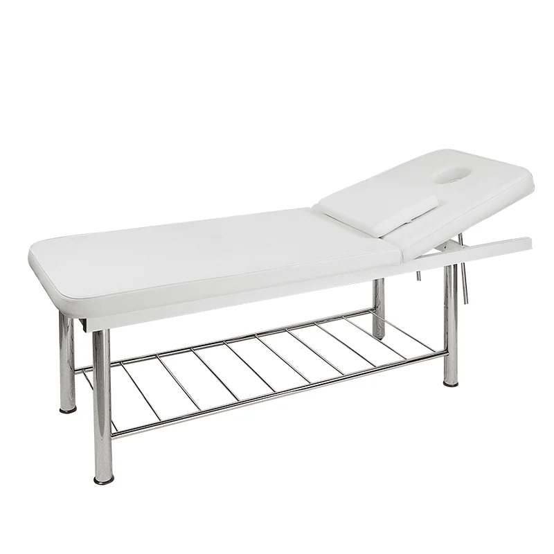 سرير سبا محمول بتصميم عصري، طاولة تدليك متينة من الجلد الصناعي لفندق المدرسة وصالة الألعاب الرياضية #1