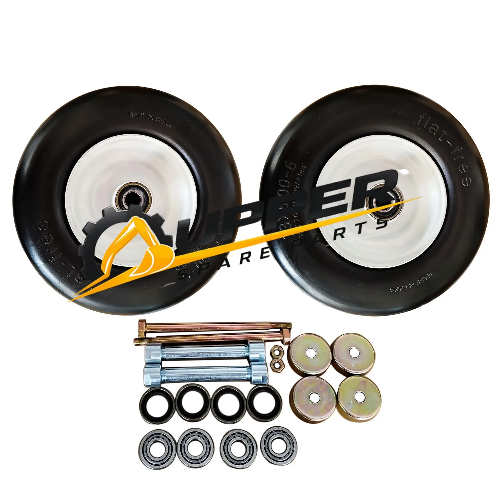 2PK Front Solid Tire Puncture Proof No Flat 13x5x6 For Exmark Lazer Toro 109-126