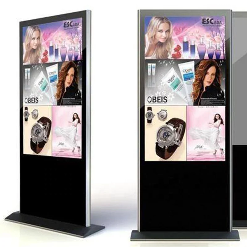 BOTAI 65 inch floor standing 4k lcd displays advertising touch screen smart digital signage indoor