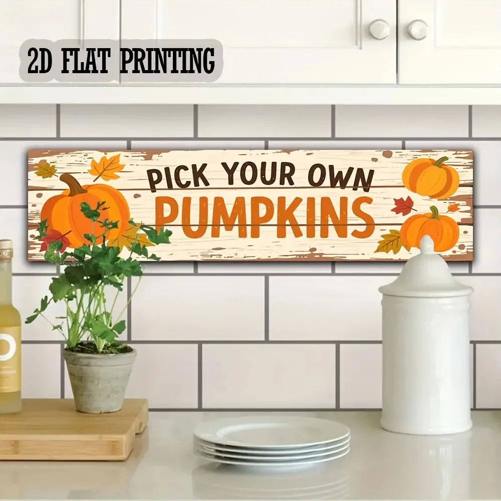 2D Flat Printed Aluminum Sign Measuring, Ideal for Holiday Decorations During for family Gatherings. It Makes a Great Gift for