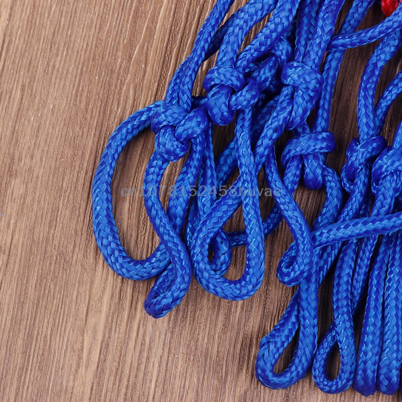 1 Pc 3.5MM Basketball Net All-Weather Basketball Net Dual/Tri-Color Basketball Hoop Net Powered Basketball Hoop Basket Rim Net