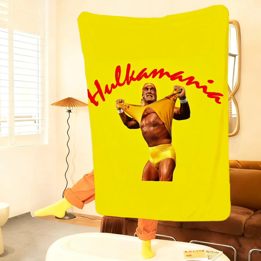 H-Hulk Anime H-Hogan-N Blanket Throw Super Cosy Plush Living Room Sofa Couch Childish Birthday Gifts
