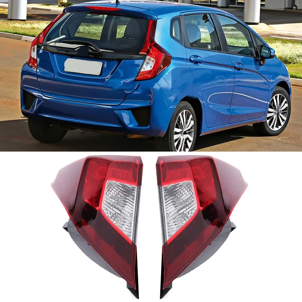 

Rear Brake Tail Lamp Tail light Taillight Rear Light For Honda JAZZ FIT Hatchback 2014 2015 2016 2017-2020 Without Lamp Bulb