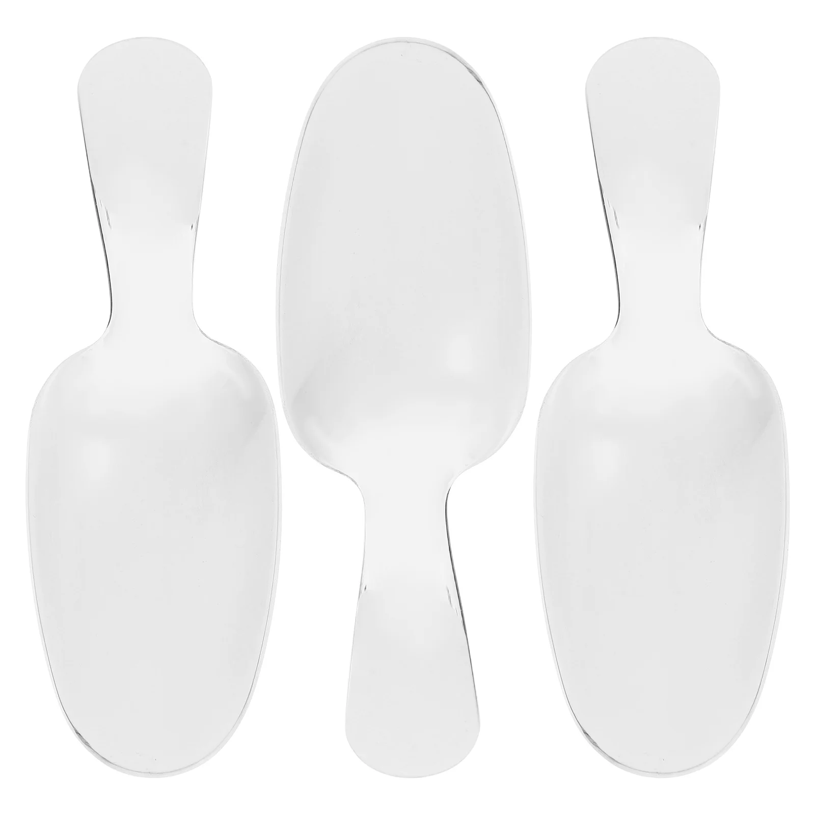 

Stainless Steel Tea Scoop 3Pcs Short Handle Shovel Spoon for Dessert Candy Flour Kitchen Utensils Ice Cream Tool