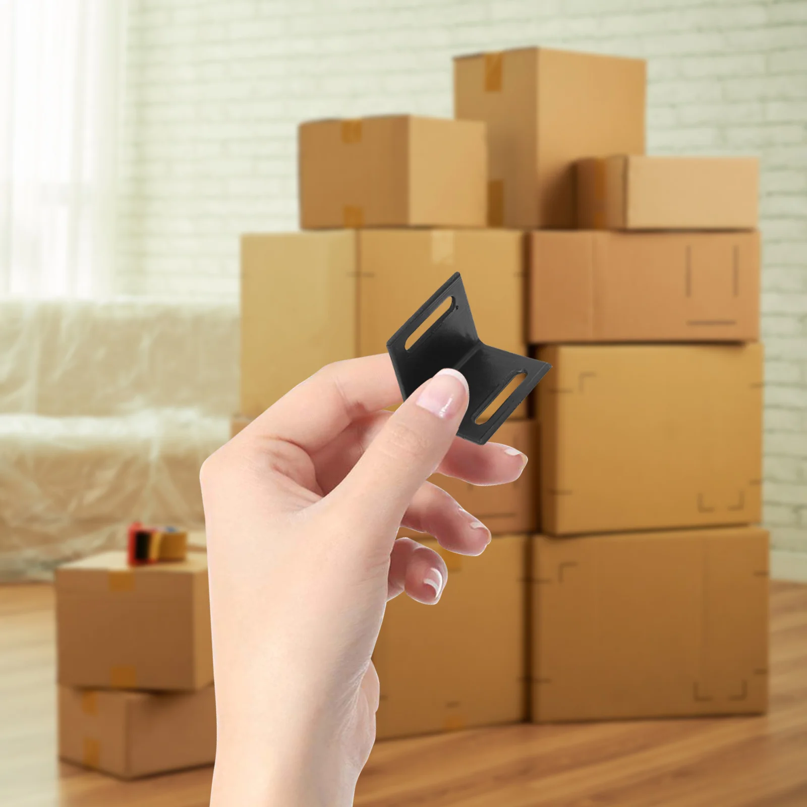 100 قطعة حزام البضائع حافة حامي الثقيلة البلاستيك ركن الحرس لشاحنة مسطحة تحميل تأمين اسئلة حزام الحرس تجميع #4