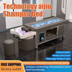 Thai Ceramic Basin Shampoo Bed High-End Hair Treatment Massage Shampoo Bed Beauty Salons Special