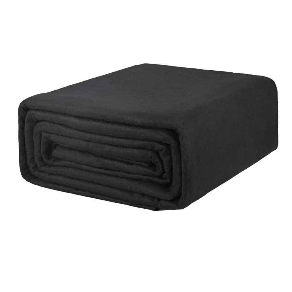 Black Square Polyester Non Slip Pool Floor Mat Puncture Resistant Ground Cover For Swimming Pool Tent Picnic O'utdoor Protection