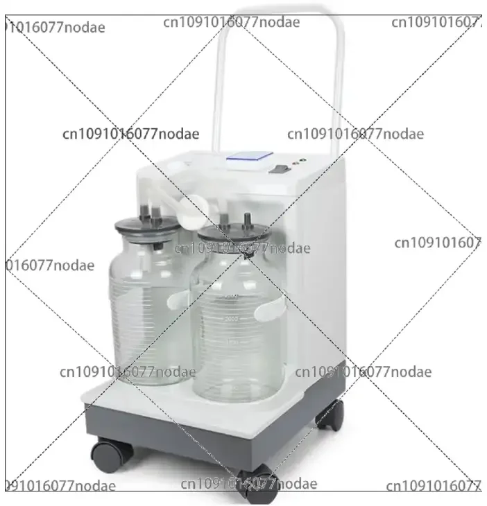 Double Bottles Suction Trolley Unit Machine Vaccum   Hot Sell   Electric Suction Pump Apparatus Aspirator